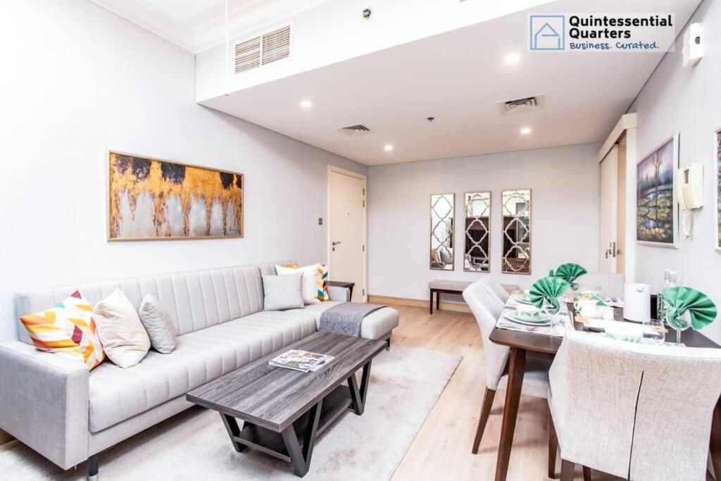 Downtown Cozy Home + Partitioned Living Room Dubai Exterior foto